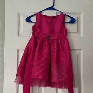George Fuchsia Quilted Kids Dress